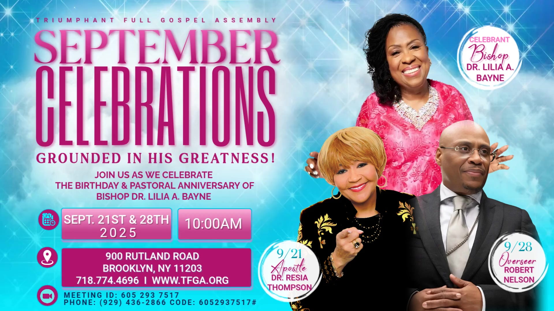 September Celebration Service
