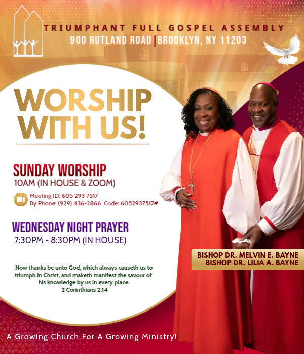 Weekly Service Times